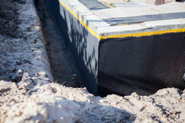 Residential Waterproofing installation at a Fayetteville, NC home by SJ Waterproofing Pros